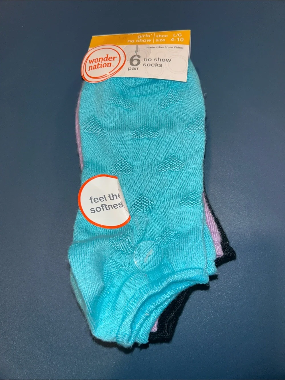 NWT wonder nation No-Show Socks - (6 Pair)
